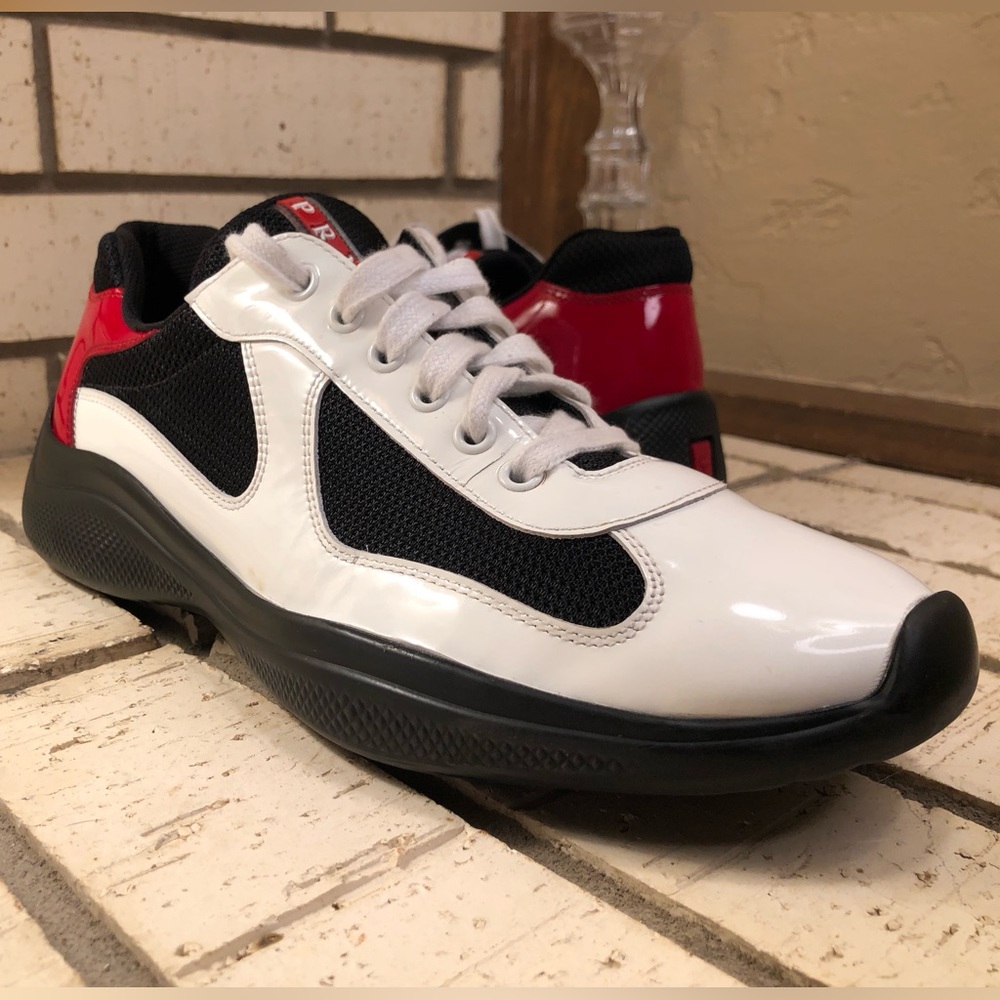🥳HOST PICK🎉 PRADA - America’s Cup Sneakers - Men’s -  Size 9 US - Size 8 UK